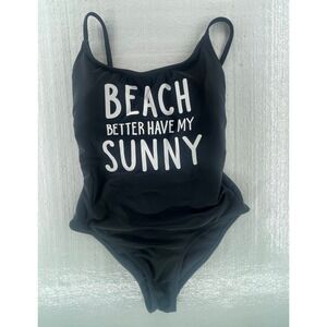 No Boundaries One Piece Swimsuit Beach Better Have My Sunny S‎